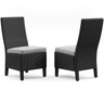 Beachcroft - Outdoor Dining Side Chair Black by Signature Design by Ashley® | Bel Furniture