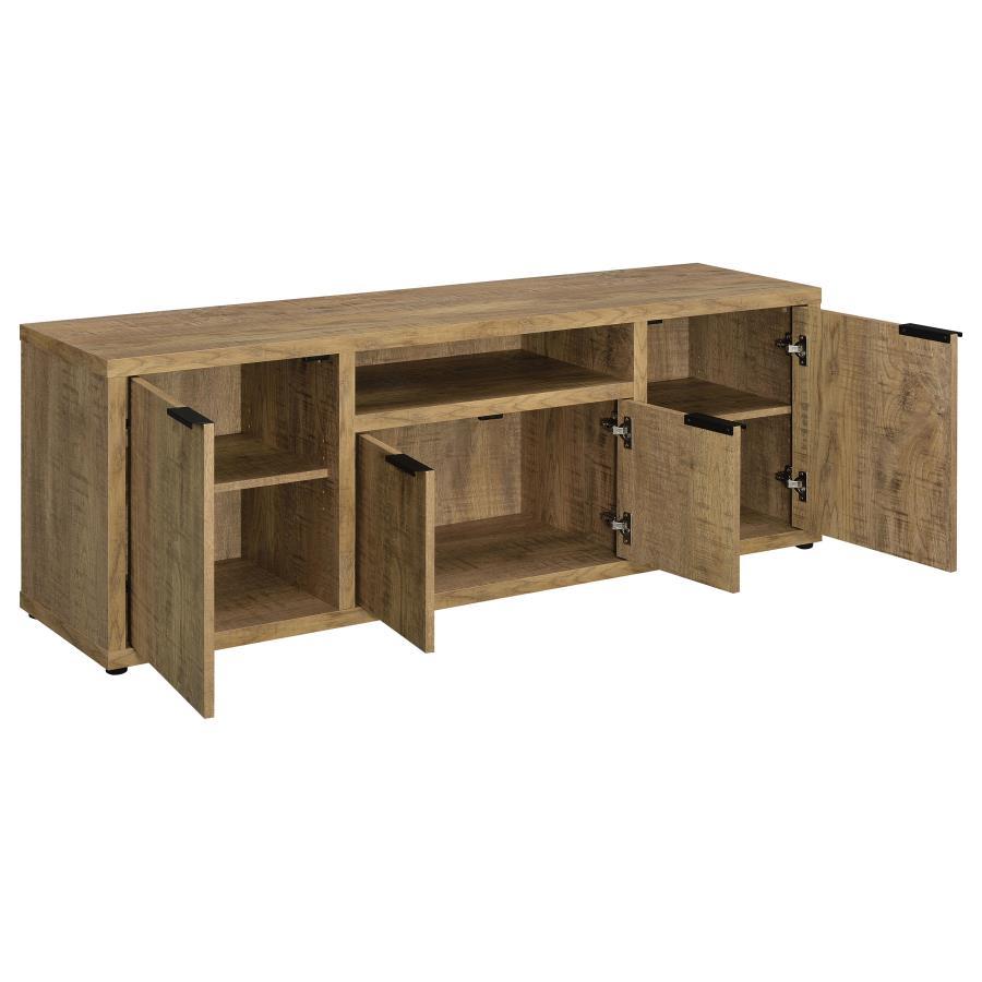 Tabby - 4 Door Engineered Wood TV Stand - Mango by Coaster Fine Furniture | Bel Furniture
