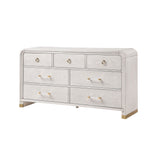 Malco - Dresser With Gold Detailing - Oak