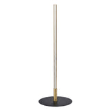 Dimond - LED Table Lamp With On / Off Switch Round Base - Black / Gold