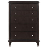 Emberlyn - 5-Drawer Bedroom Chest - Brown by Coaster Fine Furniture | Bel Furniture