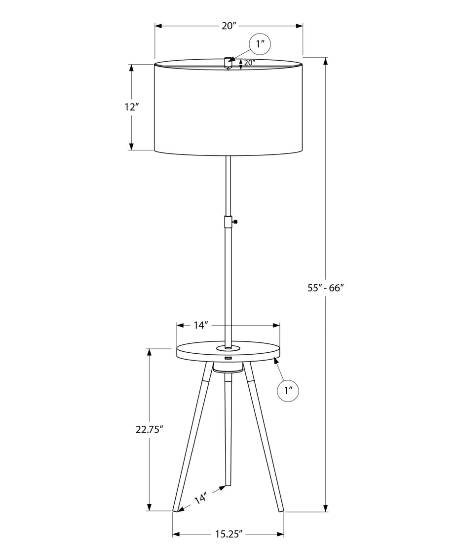 Floor Lamp, Lighting, Contemporary - Black