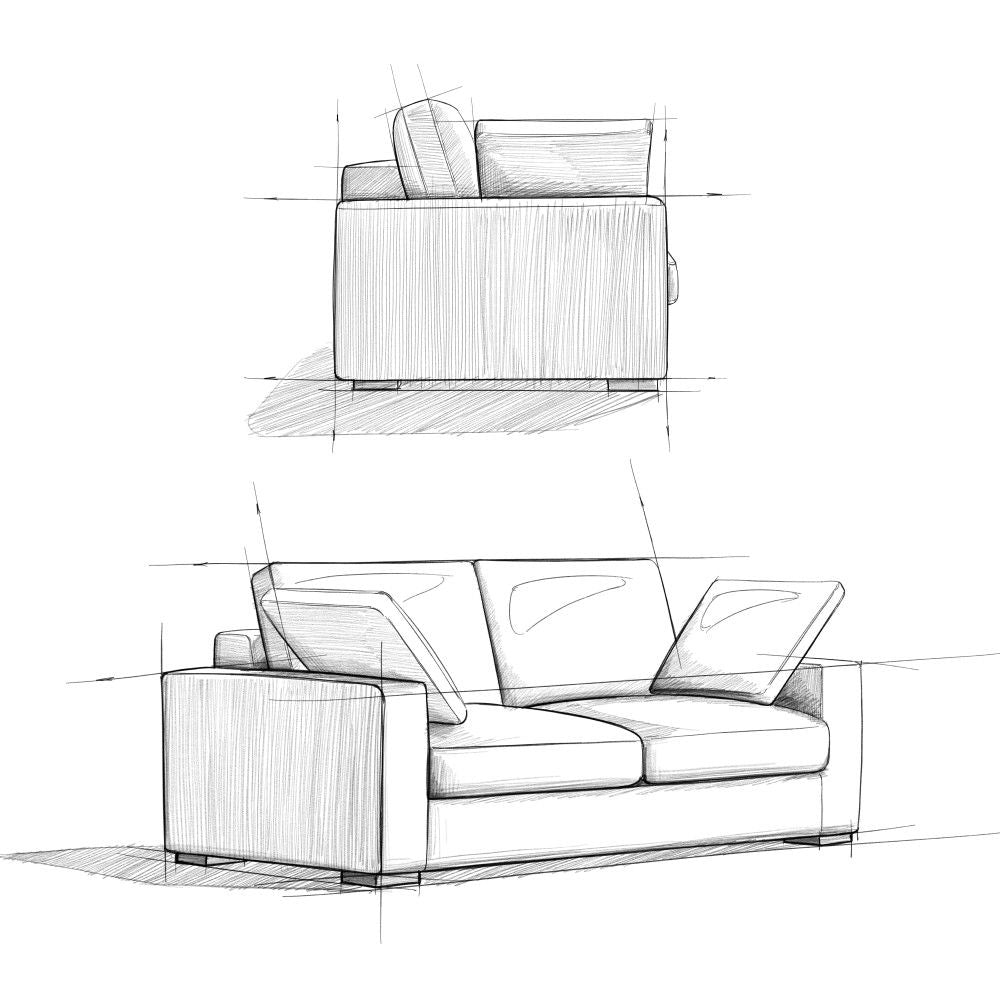 Charlie - Deep Seater Sofa by Simpli-Home | Bel Furniture