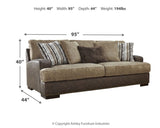 Alesbury - Chocolate - Sofa by Signature Design by Ashley® | Bel Furniture