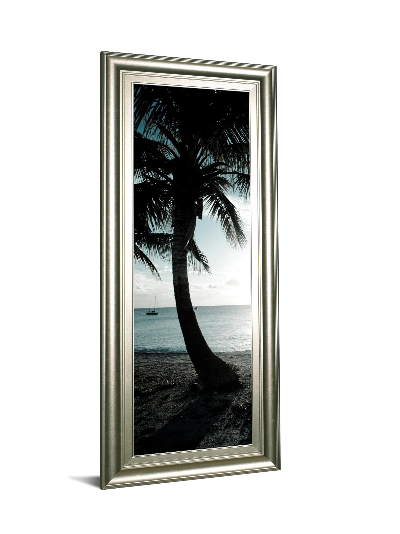 Cool Bimini Palms Il By Susan Bryant - Framed Print Wall Art - Black