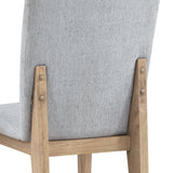 Caspian - Linen And Oak Finish Dining Chair (Set of 2) - Gray by Lilola Home | Bel Furniture