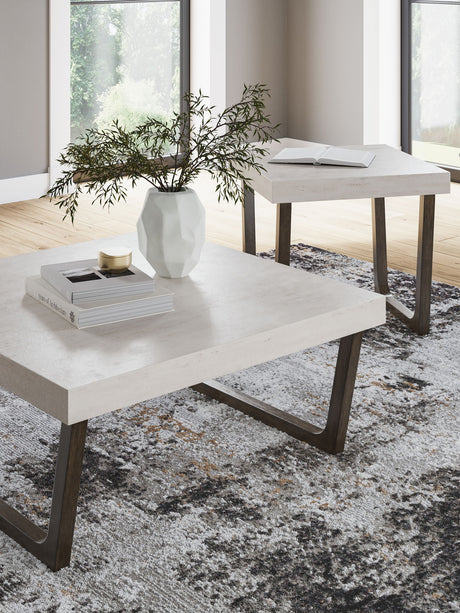 Westenfort - Occasional Table Set (Set of 2) - Espresso / Gray - view 5