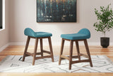 Lyncott - Upholstered Barstool (Set of 2) by Signature Design by Ashley® | Bel Furniture
