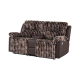 Bruni - Console Reclining Loveseat With Manual Recline