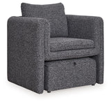 Vreni - Accent Chair - Charcoal / Black