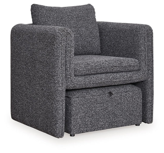 Vreni - Accent Chair - Charcoal / Black