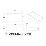 Shaker - Crocodile Metallic Dresser