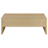 Canoga - Engineered Wood Lift Top Coffee Table - Light Oak
