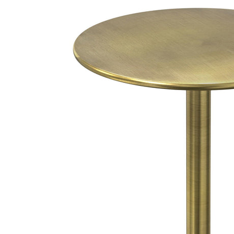 Melene - Side Table - Gray / Gold by Simpli-Home | Bel Furniture