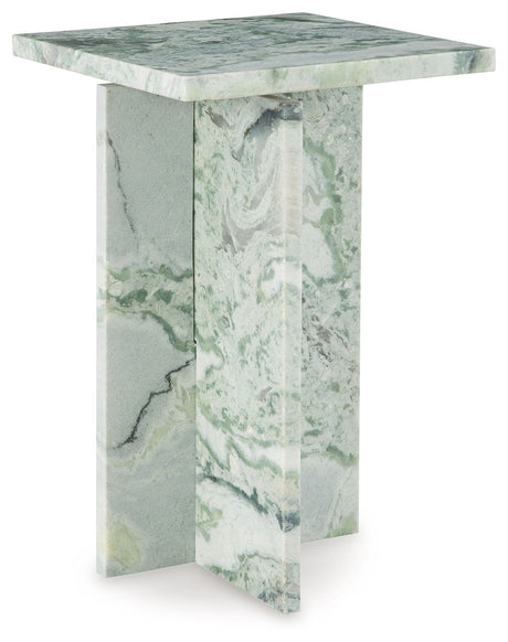 Deaconwell - White / Green - Accent Table by Signature Design by Ashley® | Bel Furniture