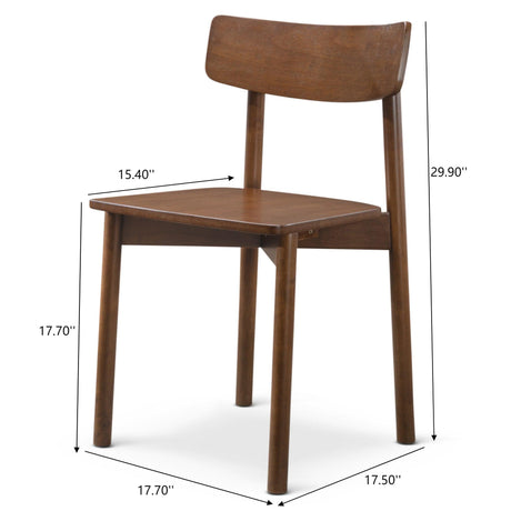 Dining Chair (Set of 2) - Rich Walnut - view 5