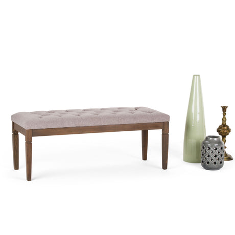 Waverly - Upholstered Tufted Ottoman Bench - view 10
