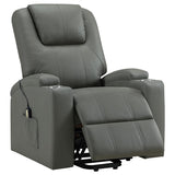 Armstrong - Upholstered Power Lift Massage Recliner