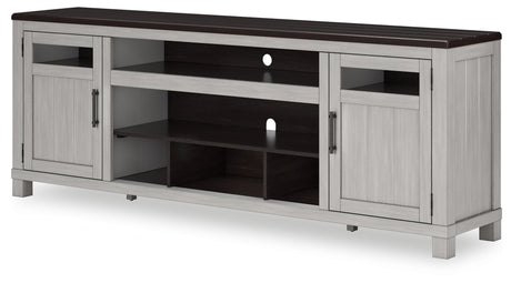 Darborn - Gray / Brown - XL TV Stand W/Fireplace Option by Signature Design by Ashley® | Bel Furniture