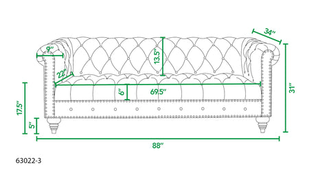Alto - Tufted Chesterfield Sofa - view 9
