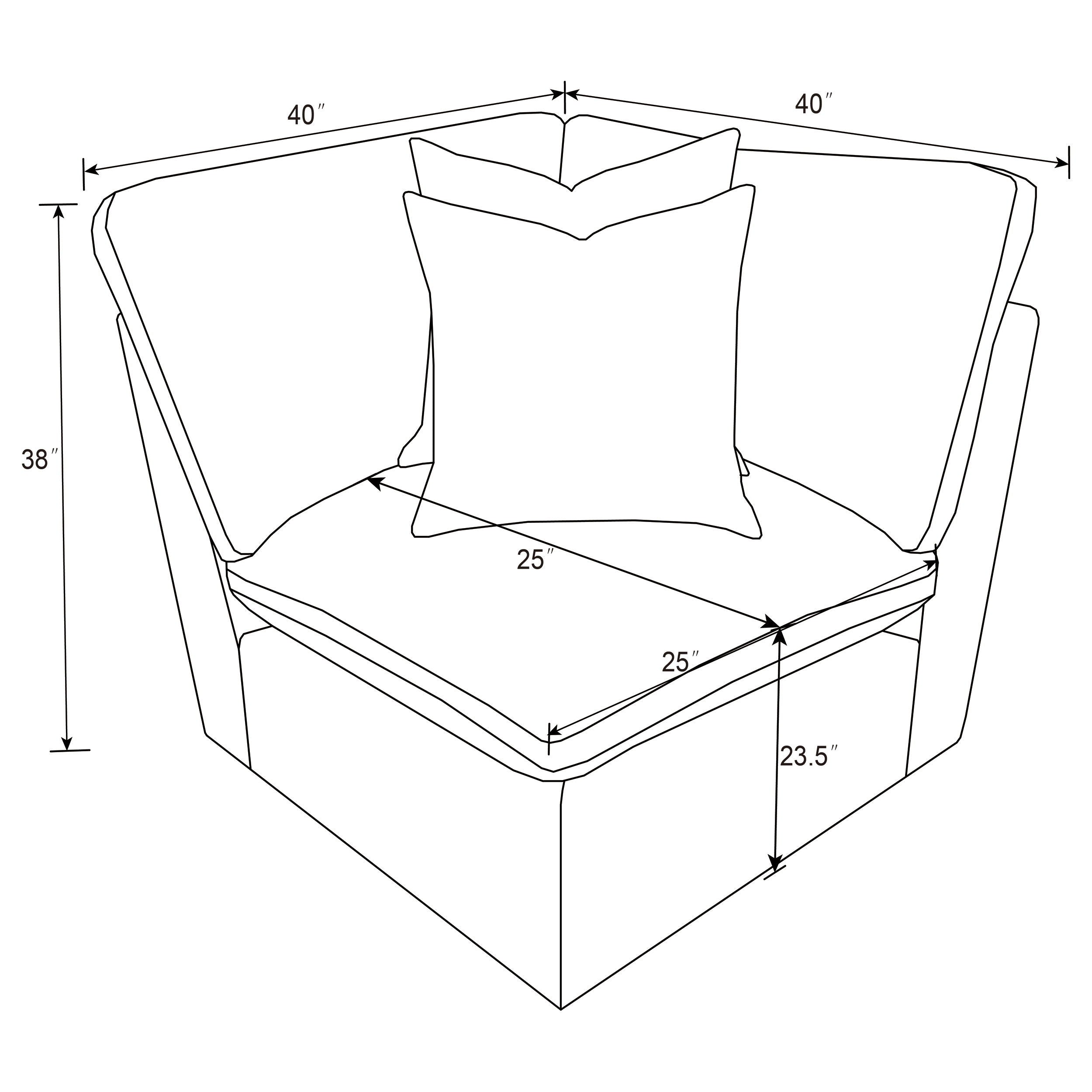 Collins - Modular Power Reclining Sectional Corner - Gray