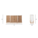 Amelie - 4 Door Sideboard - White