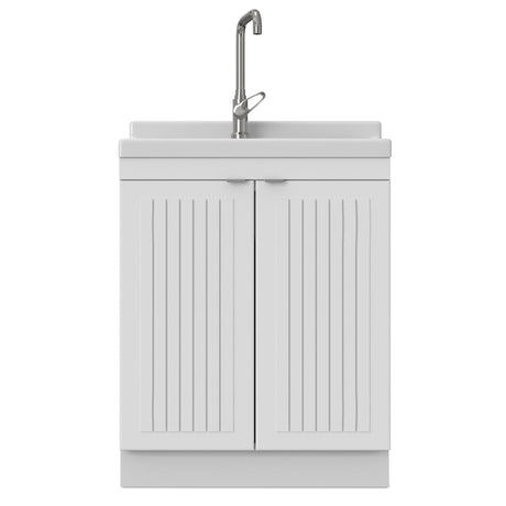 Murphy - Laundry Cabinet & Faucet And Stainless Steel Sink - view 2