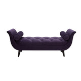 Alma - Tufted Flared Arm Entryway Bench by Jennifer Taylor Home | Bel Furniture