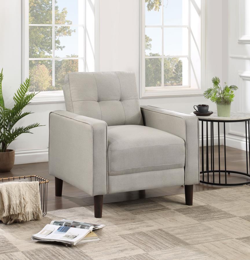 Bowen - Upholstered Track Arm Tufted Accent Chair