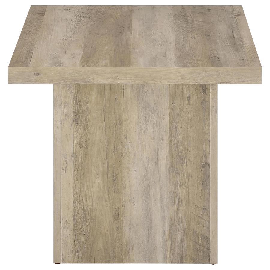 Devar - Square Coffee End Table Set - Distressed Pine