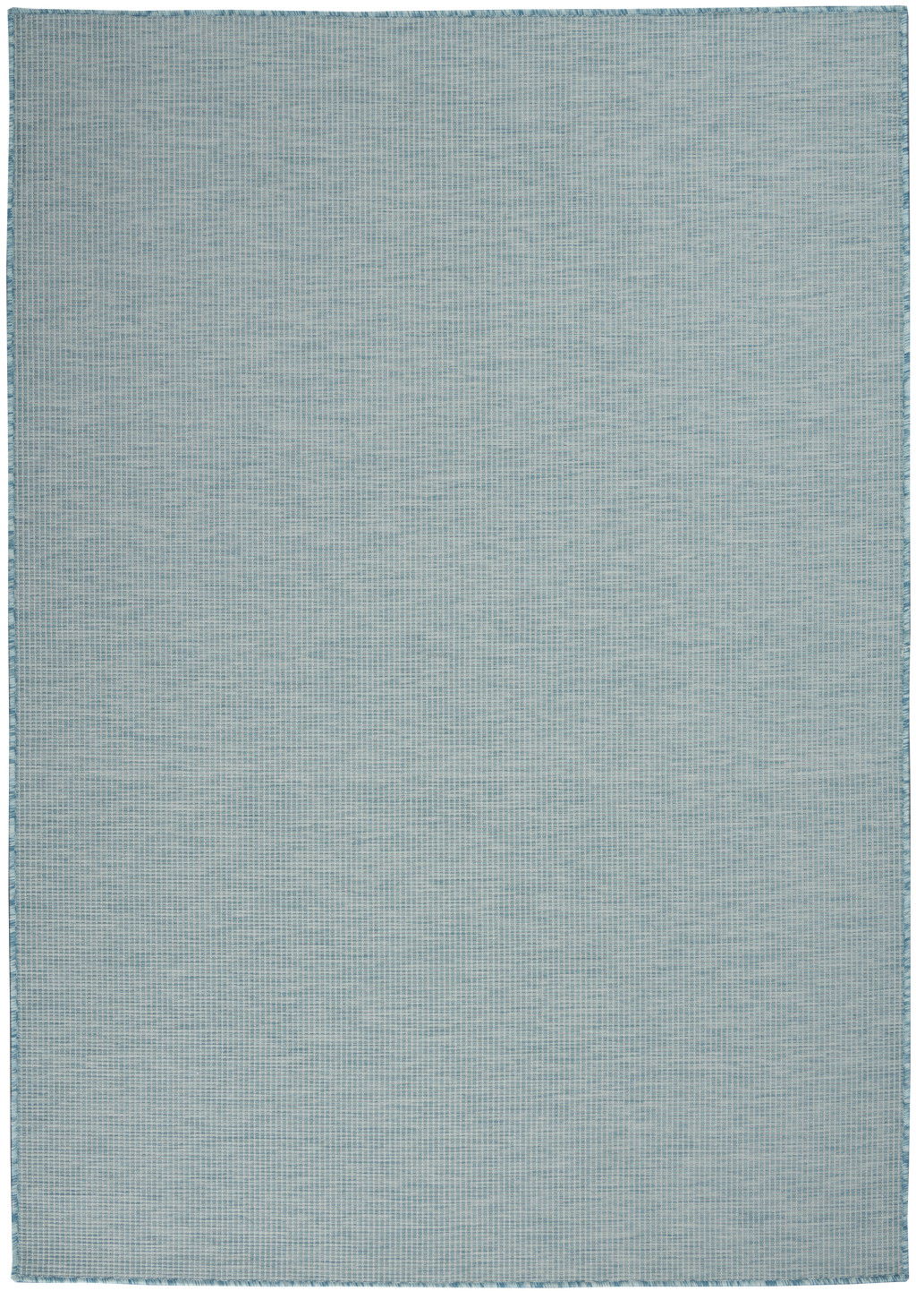 5' X 7' Power Loom Area Rug - Aqua