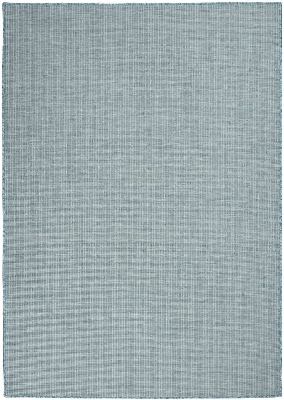 5' X 7' Power Loom Area Rug - Aqua