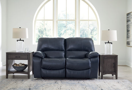 Leesworth - 3 Pc. - Power Reclining Sofa, Power Reclining Loveseat, Power Rocker Recliner - Ocean - view 5