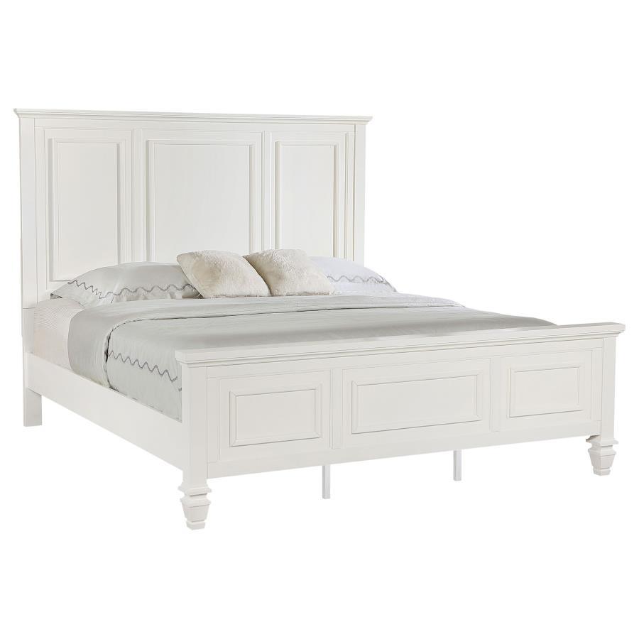Sandy Beach - 63" Panel Bed with High Headboard by CoasterEssence | Bel Furniture