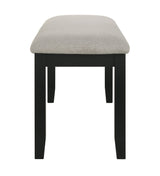 Folio - Bench - Black / Gray by Crown Mark | Bel Furniture