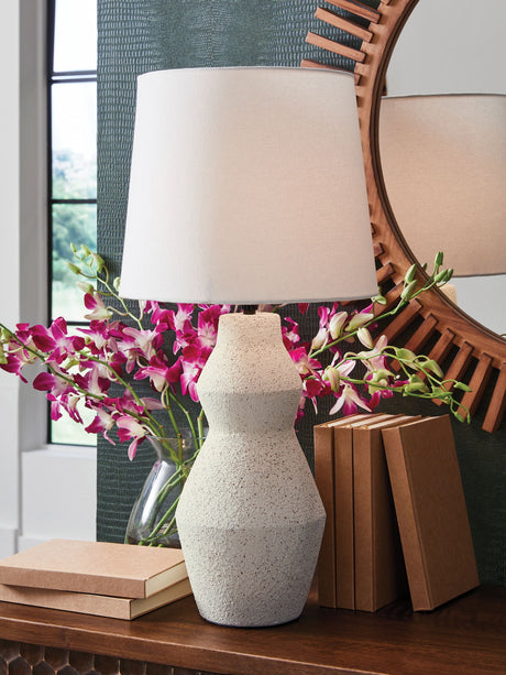 Dawthorne - Paper Table Lamp - Cream - view 3