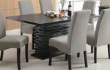 Stanton - Rectangular Dining Table - Black by CoasterEssence | Bel Furniture