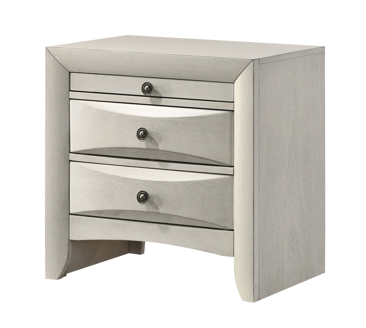 Emily - Nightstand White by Crown Mark | Bel Furniture