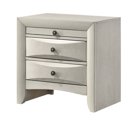 Emily - Nightstand White by Crown Mark | Bel Furniture