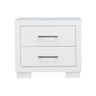 Jessica - 2-Drawer Nightstand White by CoasterEssence | Bel Furniture