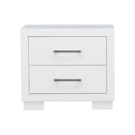 Jessica - 2-Drawer Nightstand White by CoasterEssence | Bel Furniture