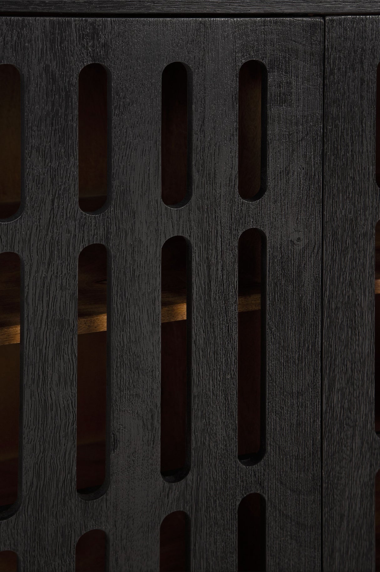 Vallisburg - Black / Natural - Accent Cabinet by Signature Design by Ashley® | Bel Furniture