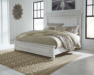 Kanwyn - Panel Bed White Queen None by Benchcraft® | Bel Furniture