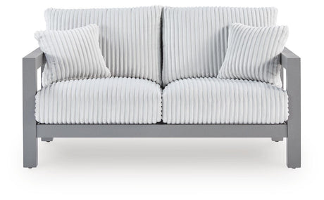 Hurley Park - Loveseat With Cushion - Gray