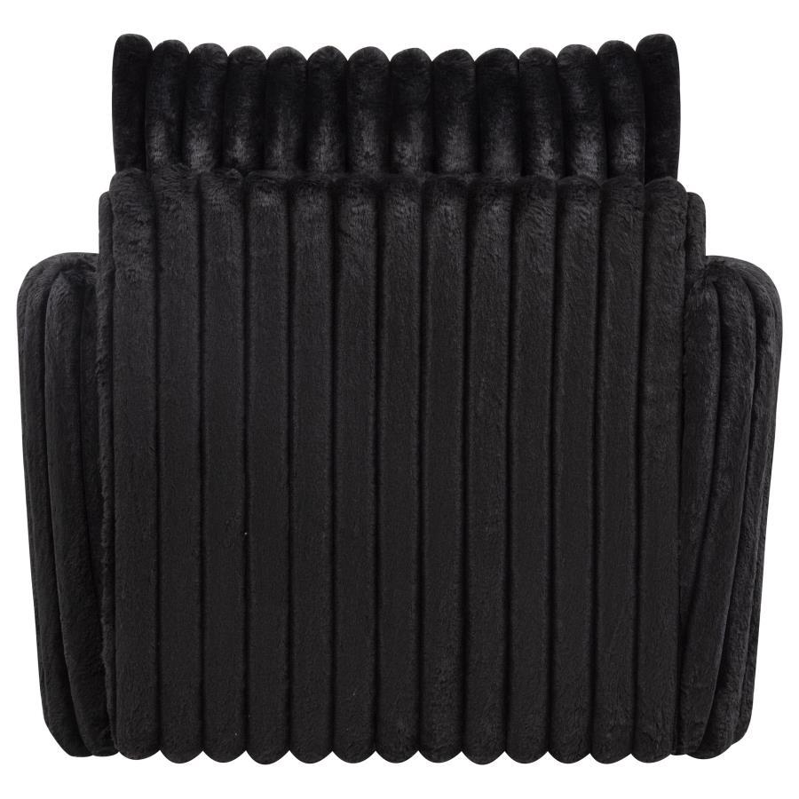 Sarco - Corduroy Upholstered Swivel Accent Arm Chair