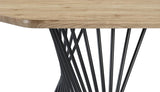 Altus - Composite Wood Dining Table - Natural Oak by CoasterEveryday | Bel Furniture