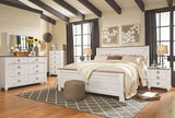Willowton - King/Cal King Panel Headboard - Whitewash