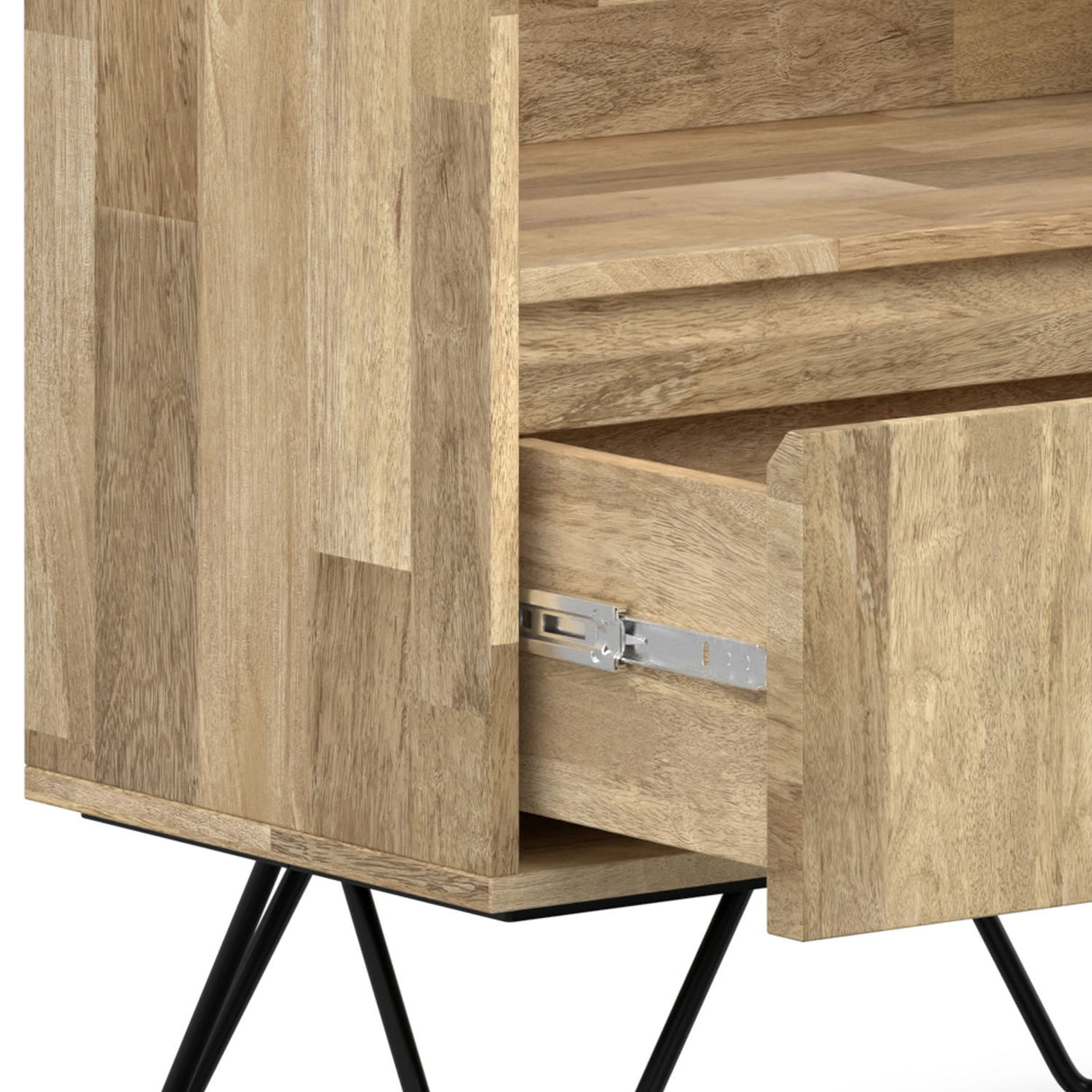 Hunter - Tall Bookcase - Natural by Simpli-Home | Bel Furniture