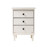 Classic 3 Drawer Solid Wood Nightstand by Walker Edison | Bel Furniture