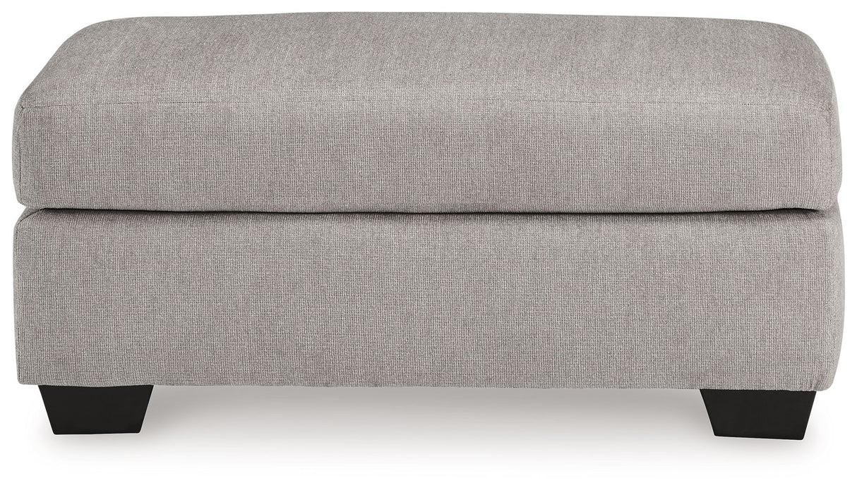 Avenal Park - Flannel - Ottoman by Signature Design by Ashley® | Bel Furniture